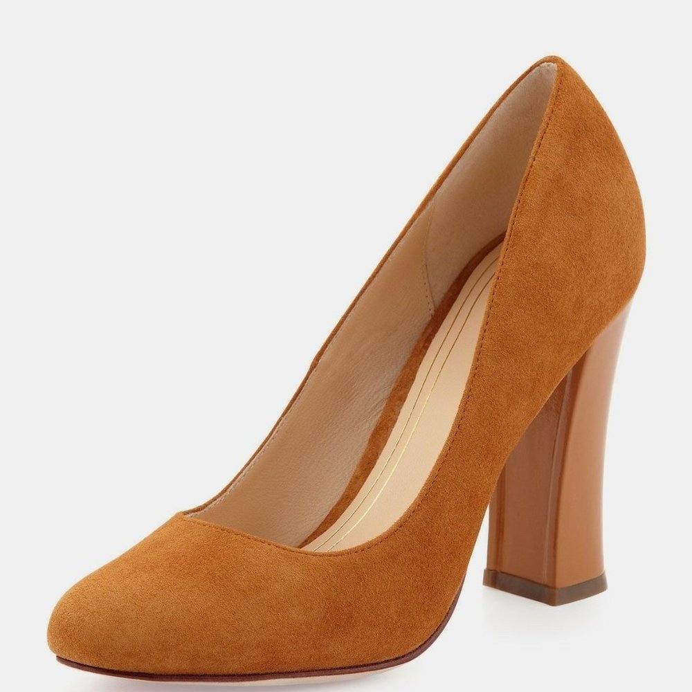 Cole Haan Chelsea Pump Camello Suede